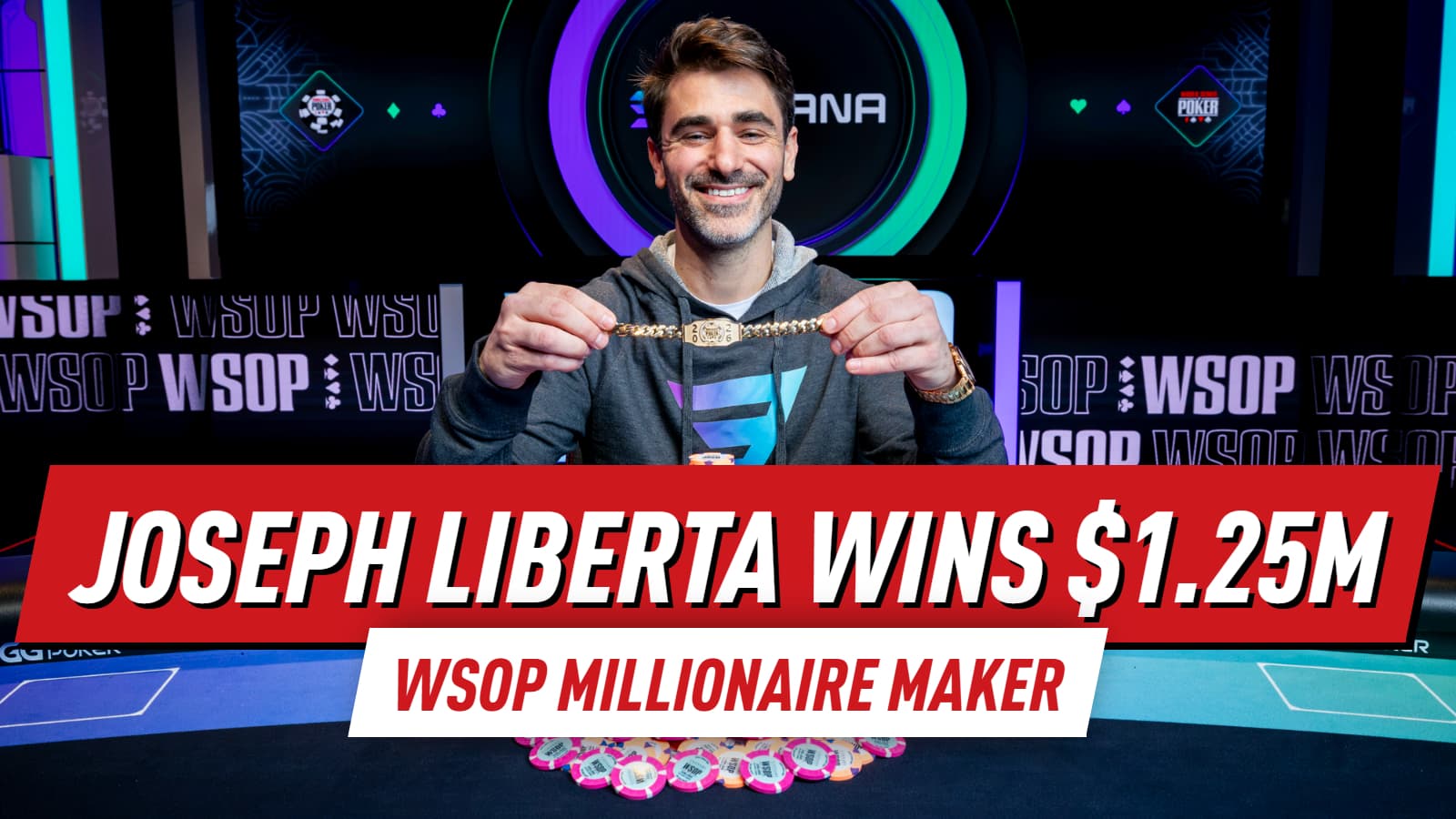Joseph Liberta Made a Millionaire in WSOP Millionaire Maker