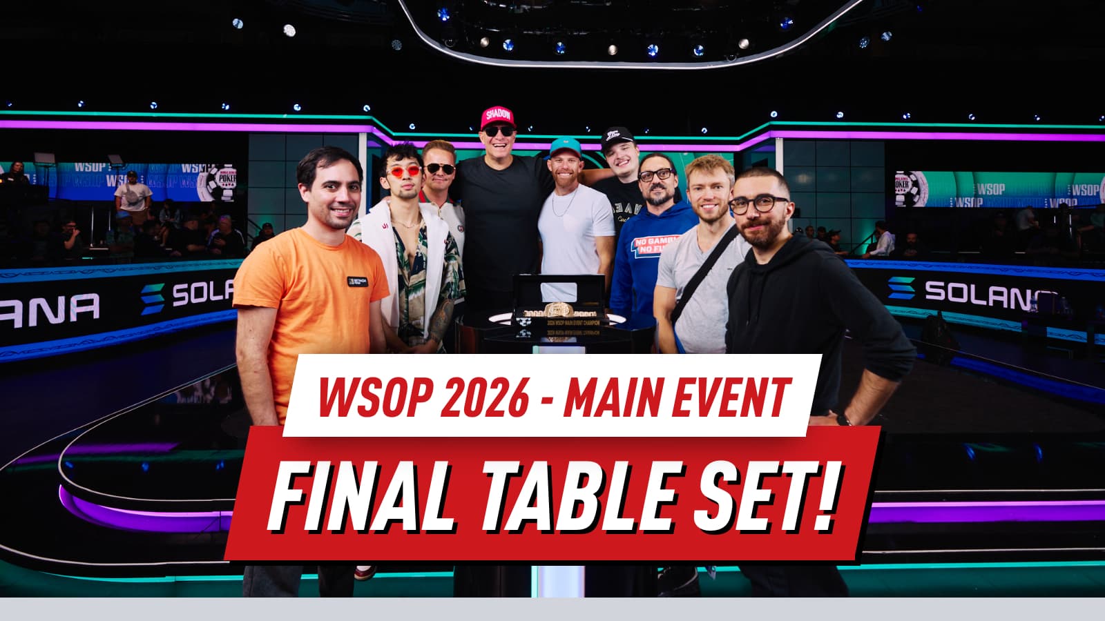 WSOP 2026 Main Event: Lucas Jumalon Leads Final Table After Day 8