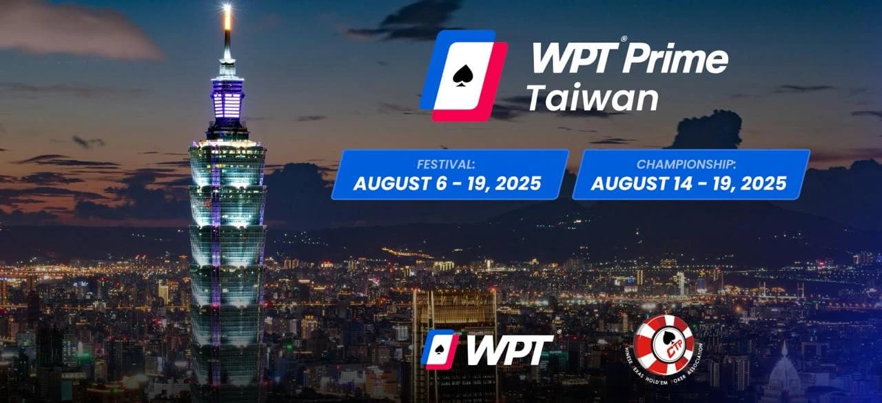 WPT Prime Taiwan Full Schedule Revealed Feat. NT$ 50M+ In Guarantees
