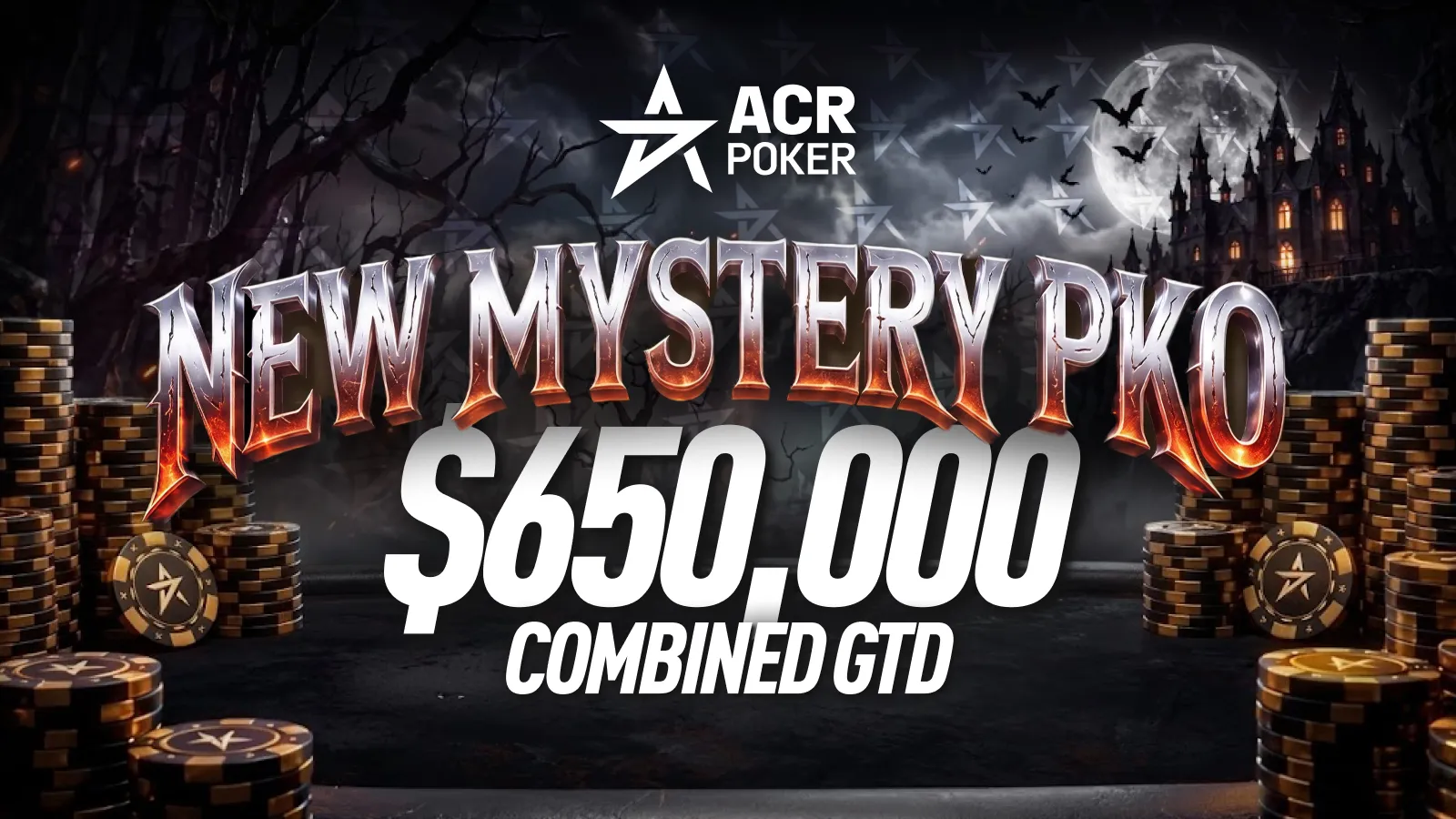 ACR Poker Halloween Mystery PKOs: $650K GTD