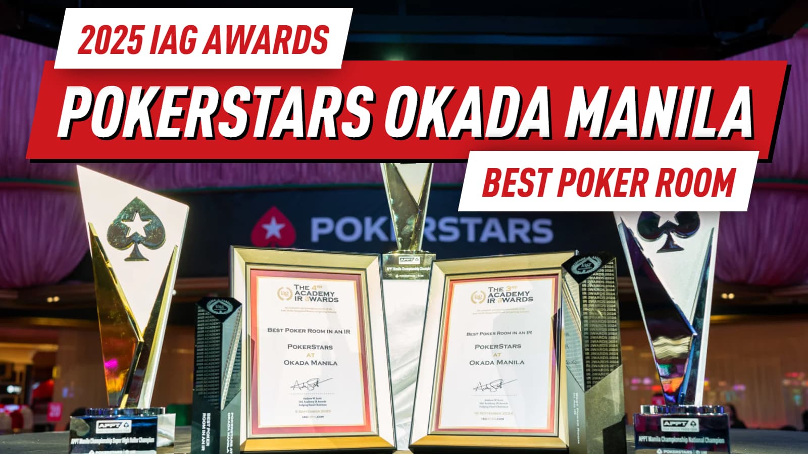 PokerStars Okada Manila: Asia’s Best Poker Room Again