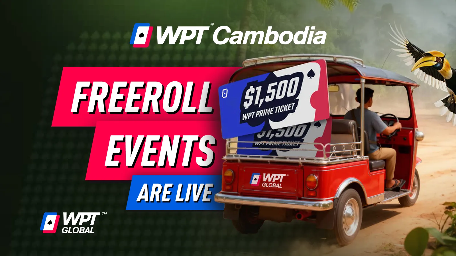 Play for FREE and Win a $1,500 WPT Cambodia Entry