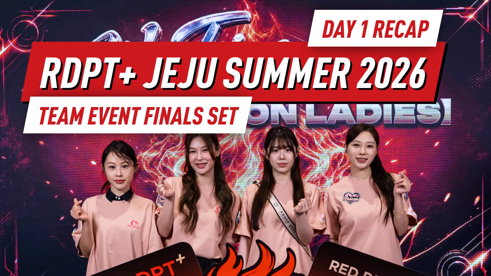 The BLUFF Commands Field at Teams Event & Early Trophies Awarded at RDPT Plus Jeju Summer Day 1