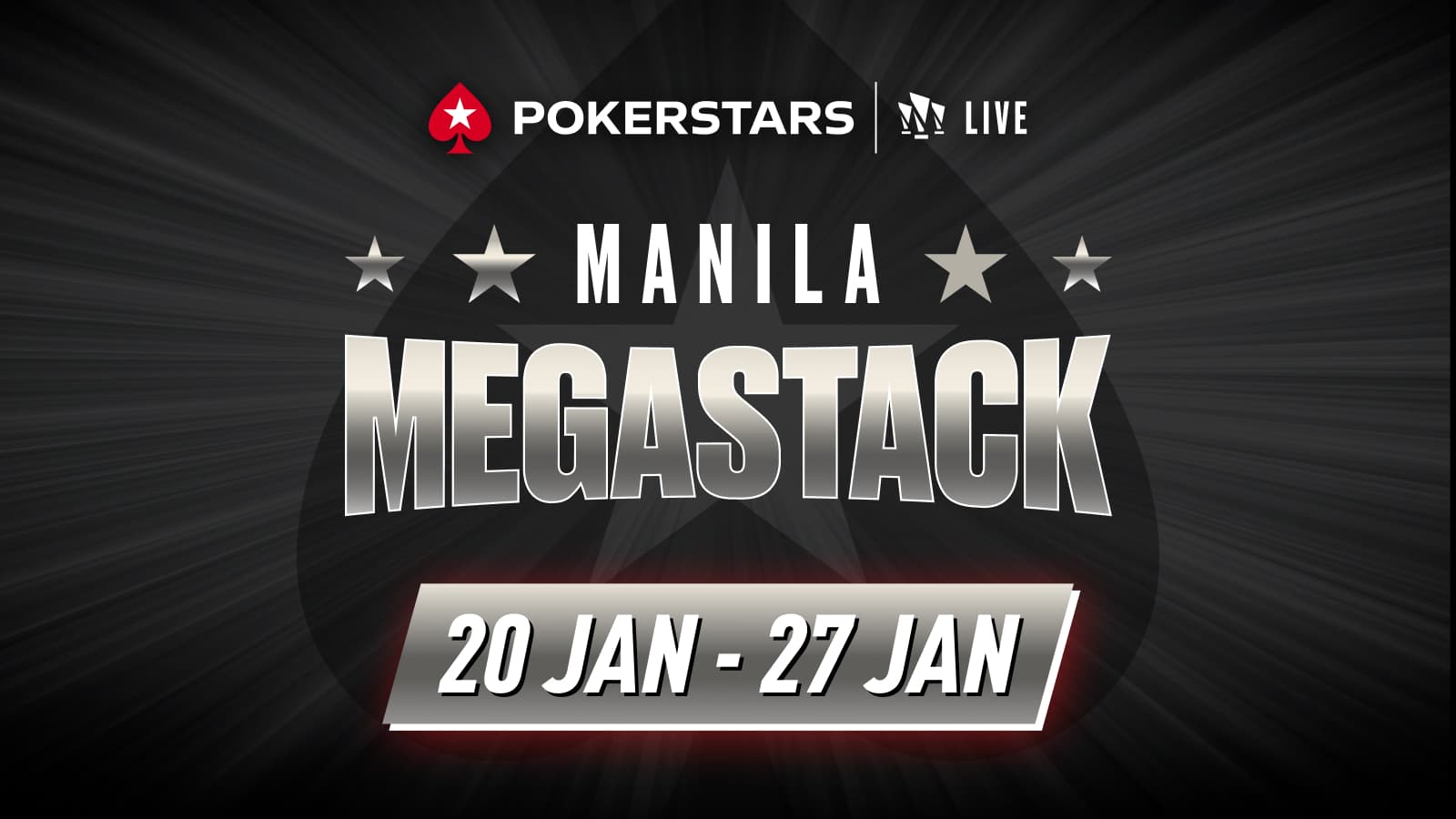 PokerStars Live Starts the Year with Fan Favorite Manila Megastack