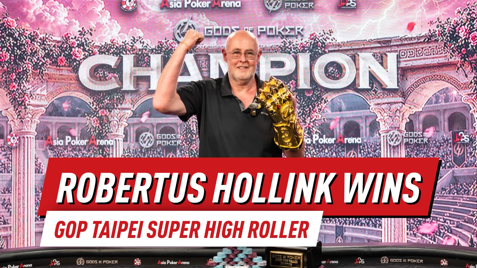 GOP Taipei Day 6: Robertus Hollink Wins Super High Roller as Main Event Builds Toward Guarantee