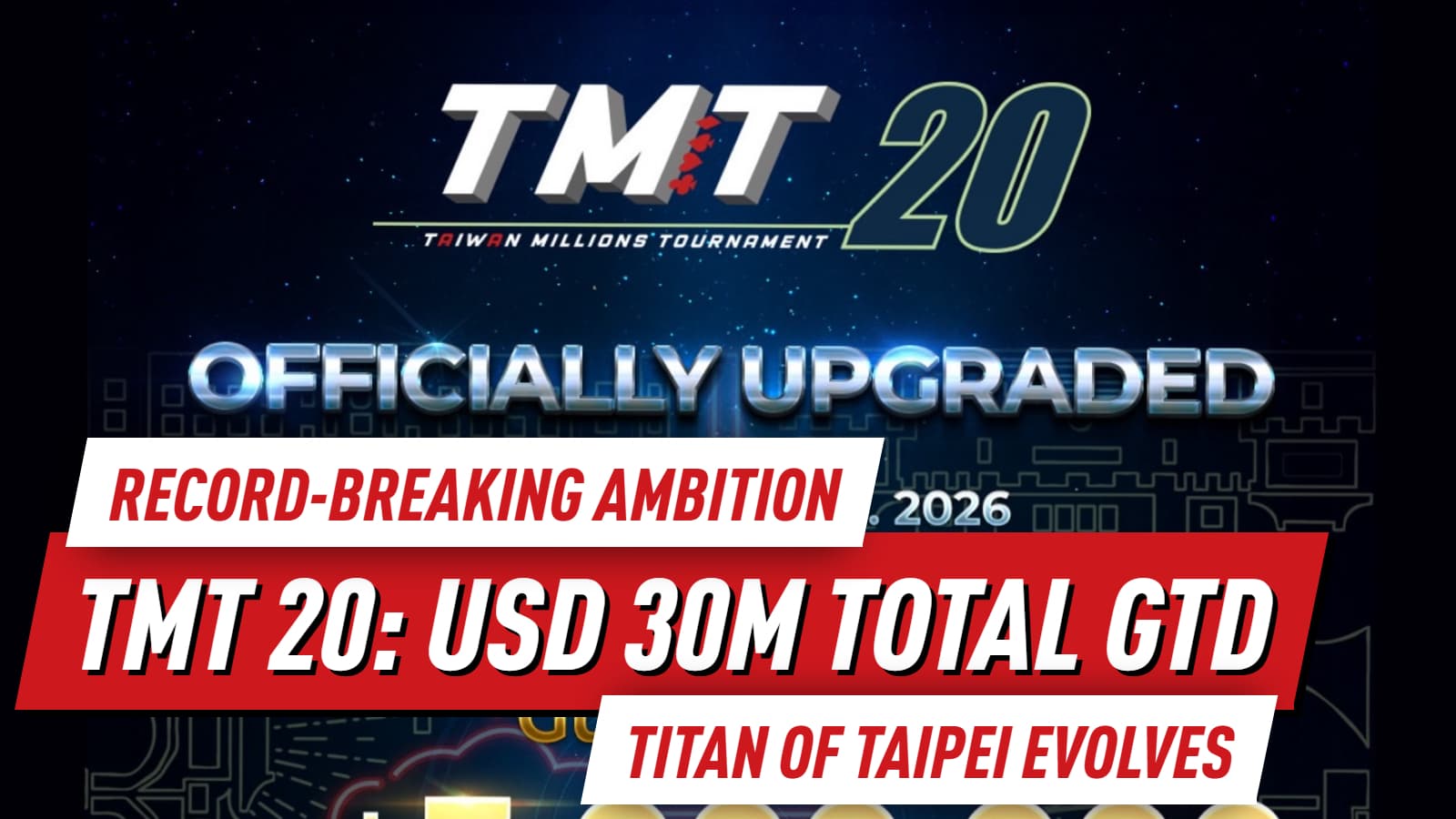 The Legend Evolves: TMT 20 Hits Taipei with Record-Breaking Ambition!