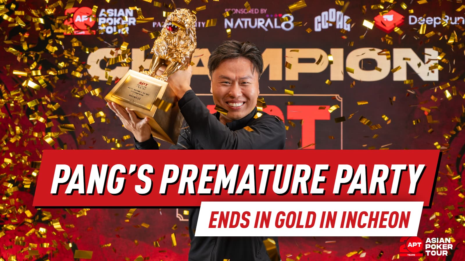 Stephen Pang Wins Record APT Incheon Main Event for KRW 411M