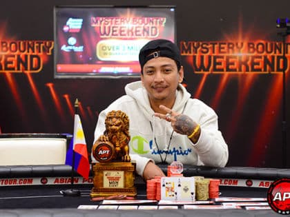 APT Mystery Bounty Weekend: Jeorge Lagatuz takes down the Main Event; Richard Marquez wins the opener; Nicolo Valenton bags two events; APT Phu Quoc Vietnam up next