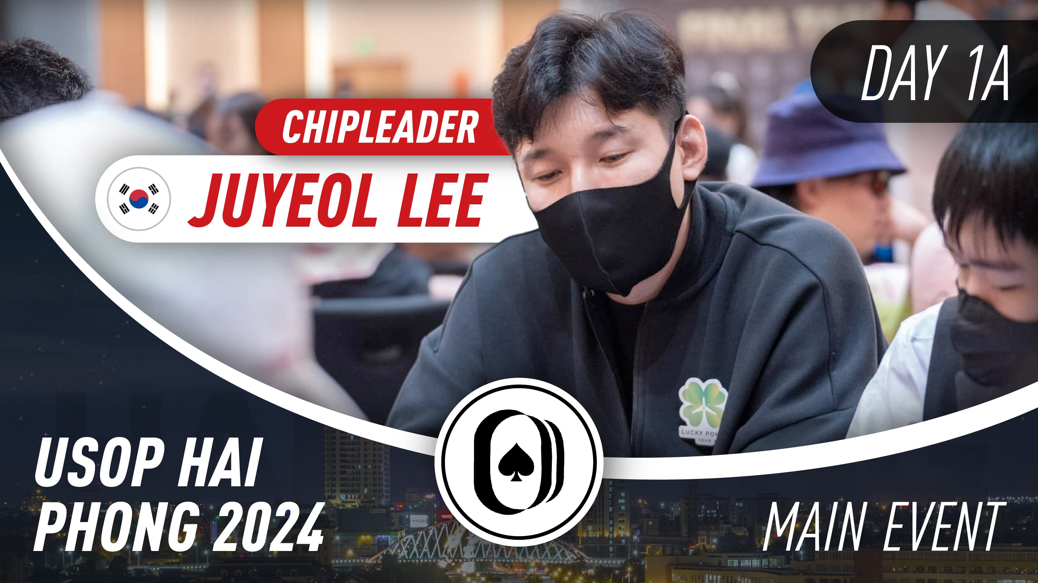 South Korea’s Juyeol Lee leads USOP Hai Phong Main Event Day 1A