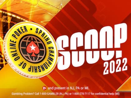 Online News: PokerStars USA’s SCOOP 2022 begins this March; CoinPoker hosts Crypto Series of Online Poker; Rush Street Interactive acquires Run It Once Poker, set for US market entry; GGPoker lightens tax burden for German players