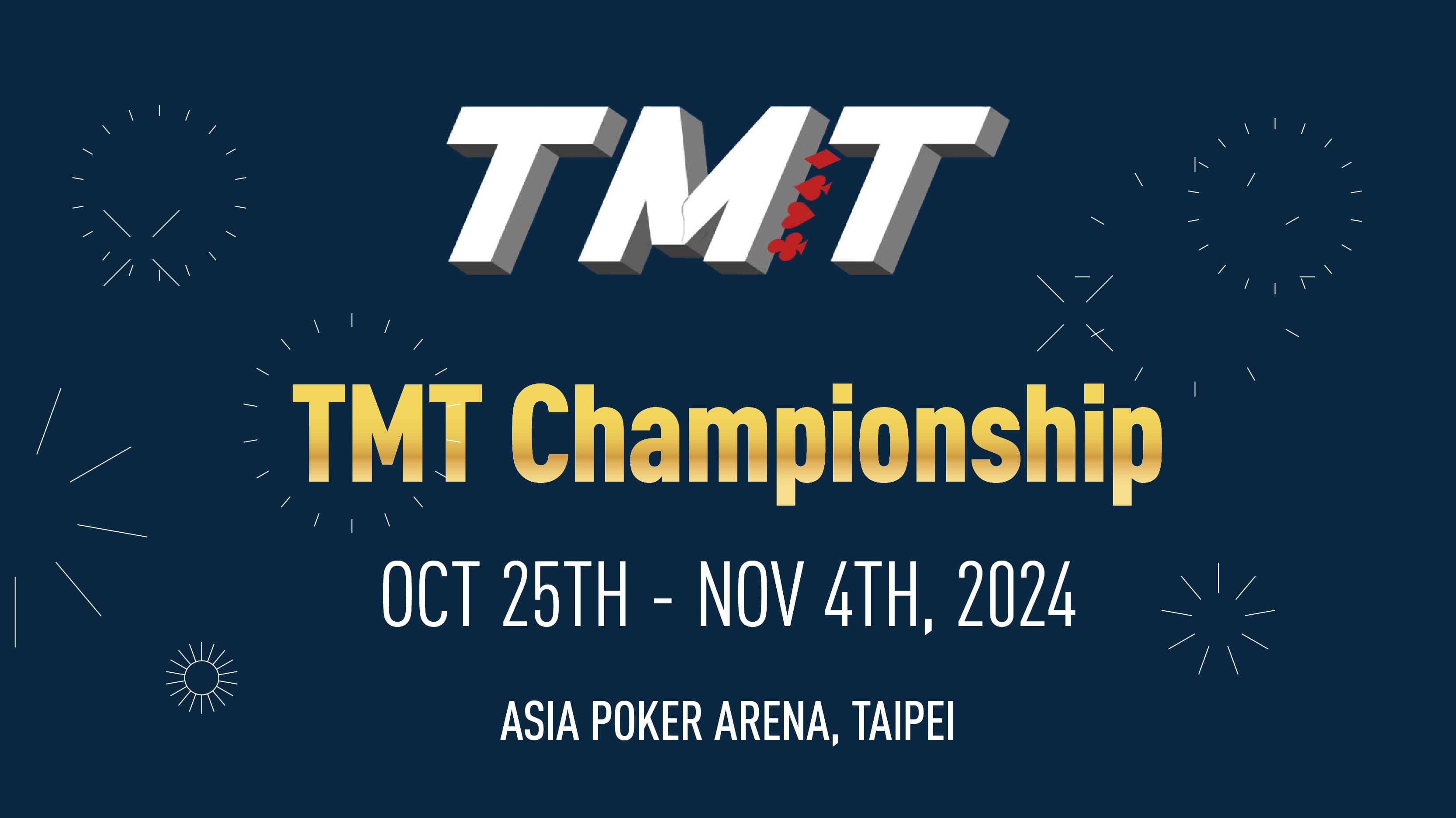 Taiwan Millions Tournament Debuts First Ever Championship Series In October