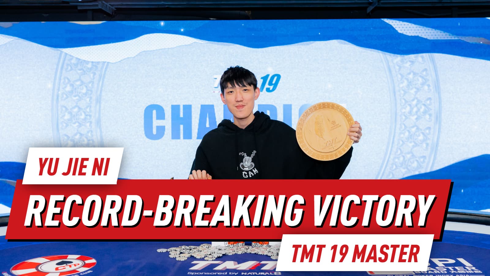 TMT 19 Spotlight: Yu Jie Ni Wins Master for TWD 1.7M; Bo Yi Xiao Leads Main Event Day 1C