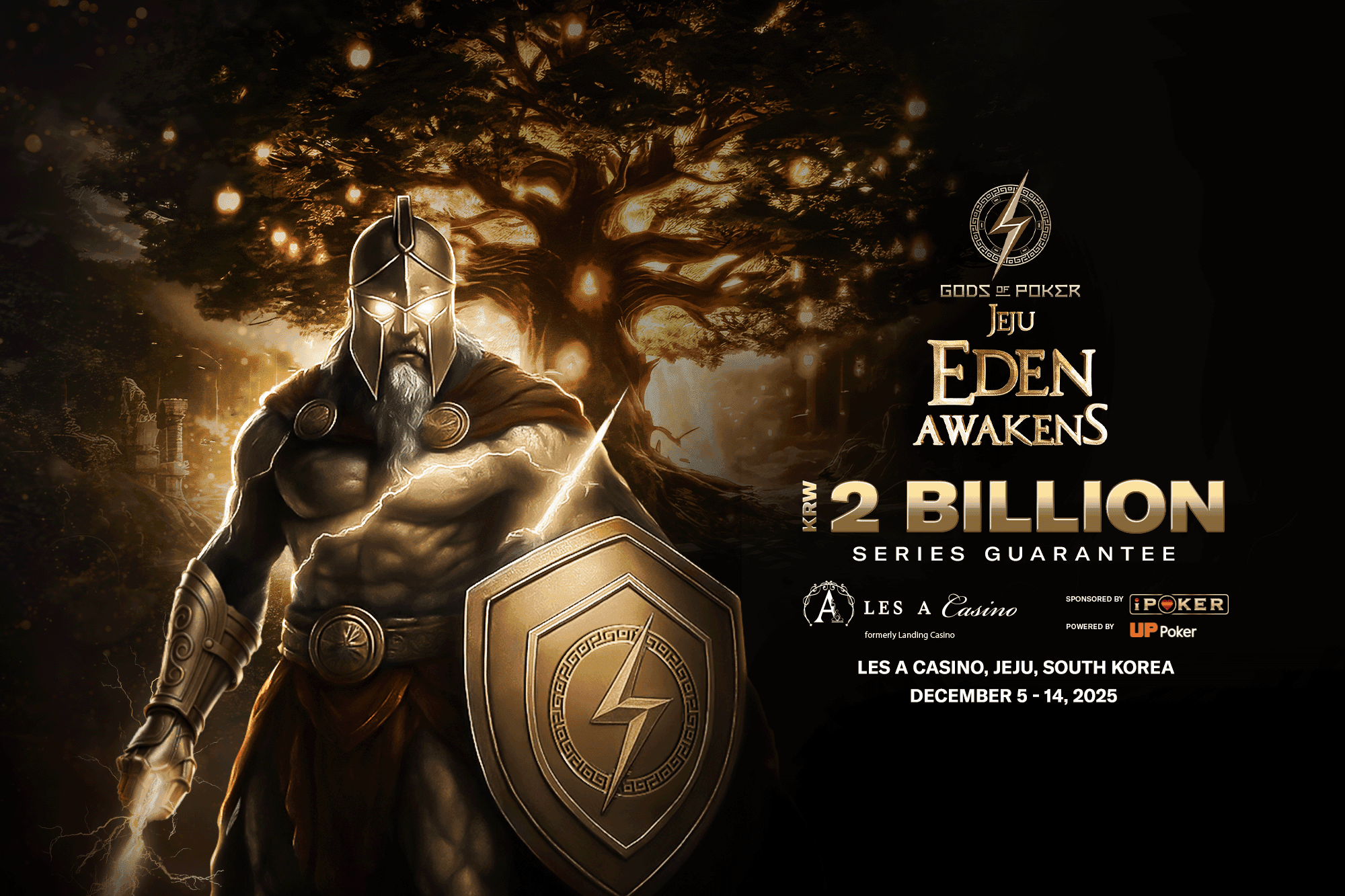 Eden Awakens Jeju: Gods of Poker Debuts with KRW 2 Billion (~USD 1.5M) in Guarantees