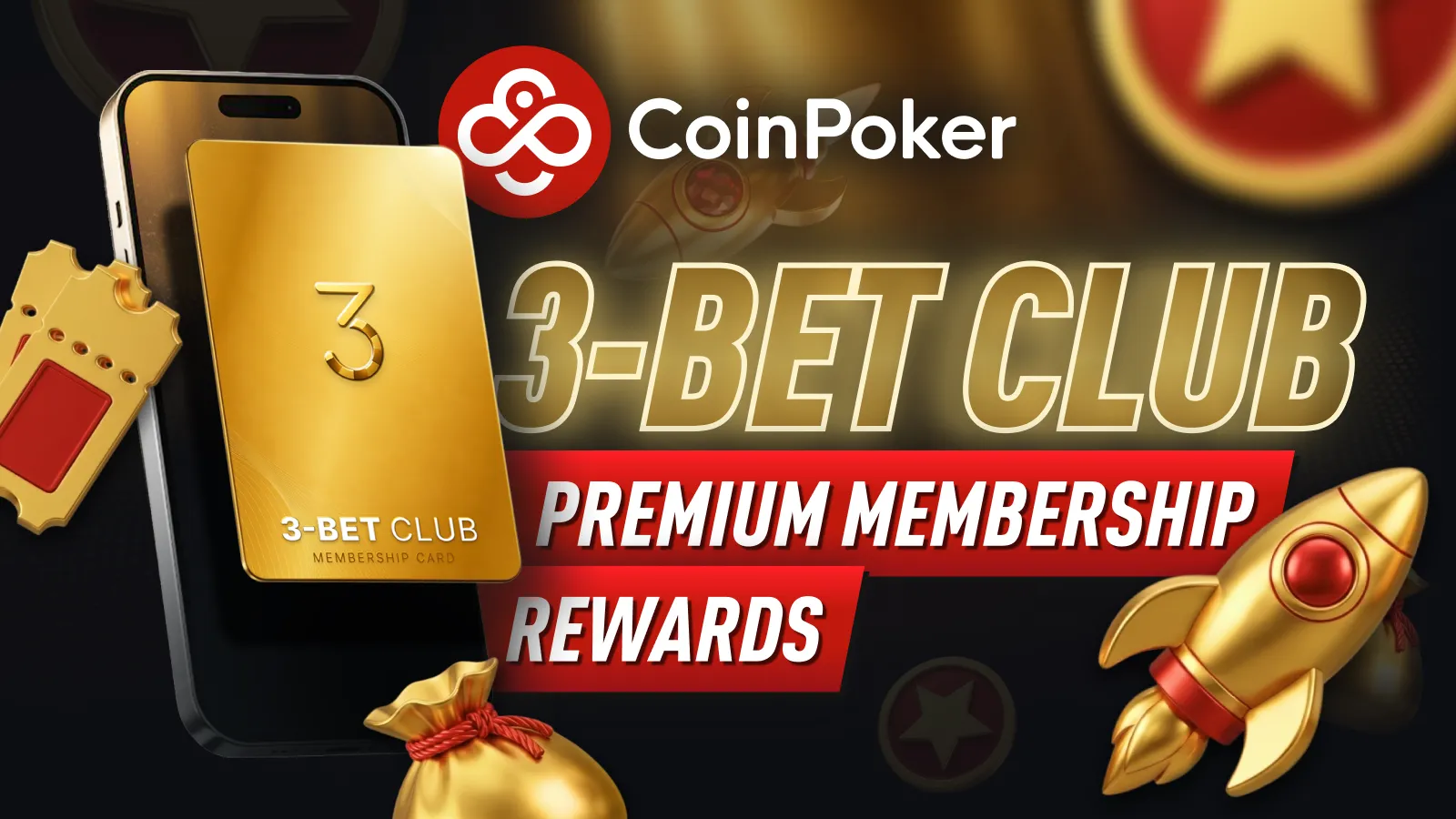 CoinPoker 3-Bet Club Membership - Win a Free Month