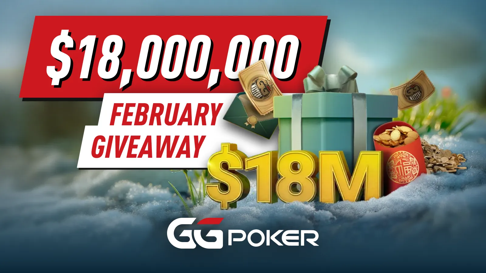 GGPoker $18M February Giveaway – Massive Rewards All Month Long