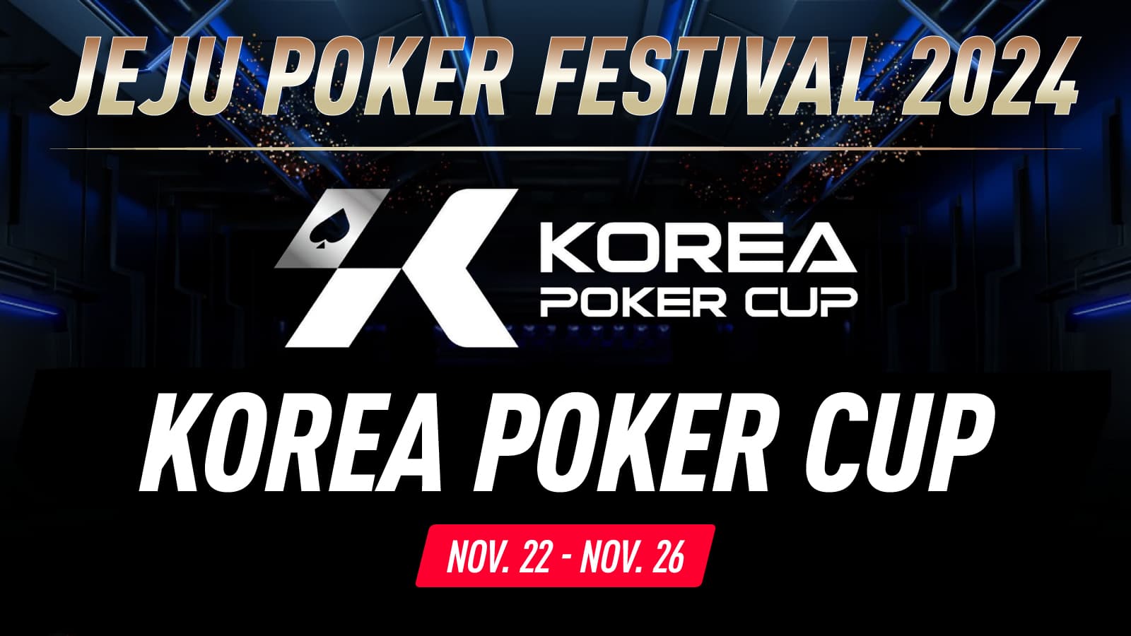 Korea Poker Cup on Center Stage at Jeju Poker Festival 2024