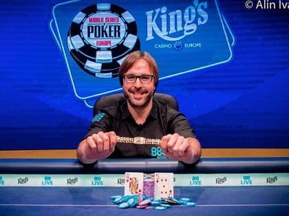 Online Qualifier Marti Roca De Torres wins the WSOPE Main Event for €1,115,207