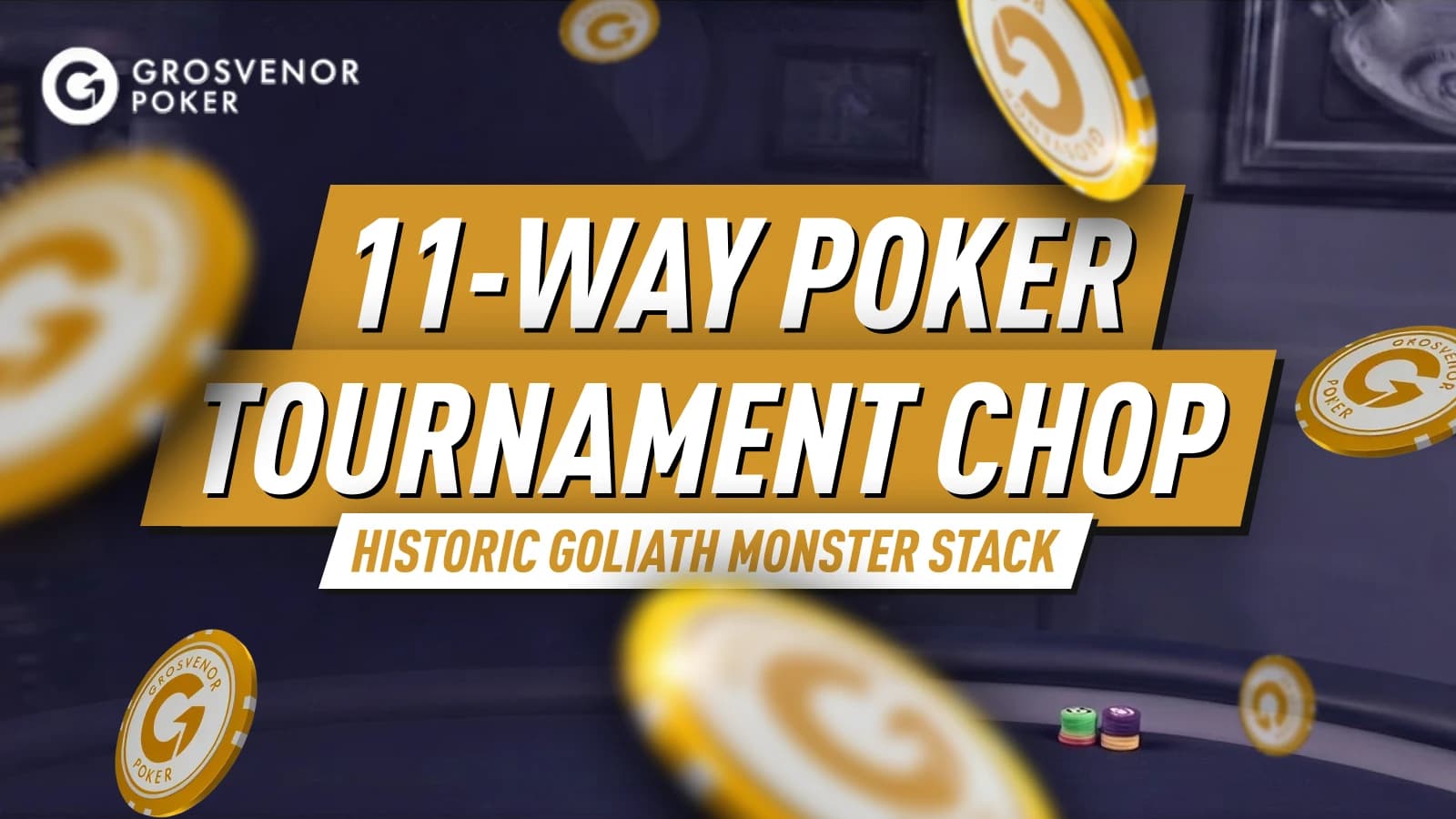 The Historic 11-Way Poker Tournament Chop at Goliath