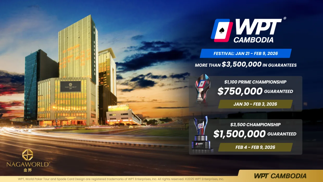 WPT Cambodia Returns With Twin Festival for Chinese New Year 2026