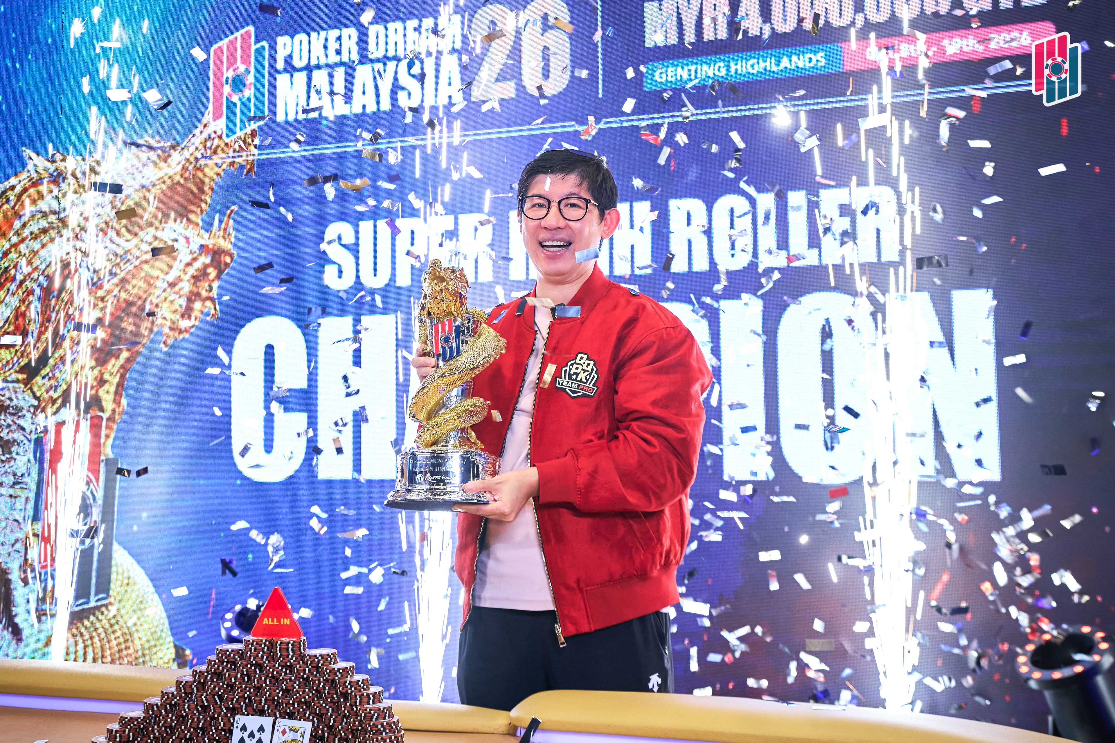 Hao Tian Wins Super High Roller at Poker Dream 26 Malaysia for MYR 477,000 (~USD 116,800)