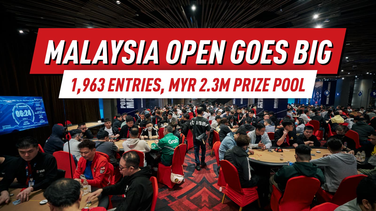 Malaysia Open Hits Record for the Year with 1,963 Entries at Poker Dream 26 Malaysia