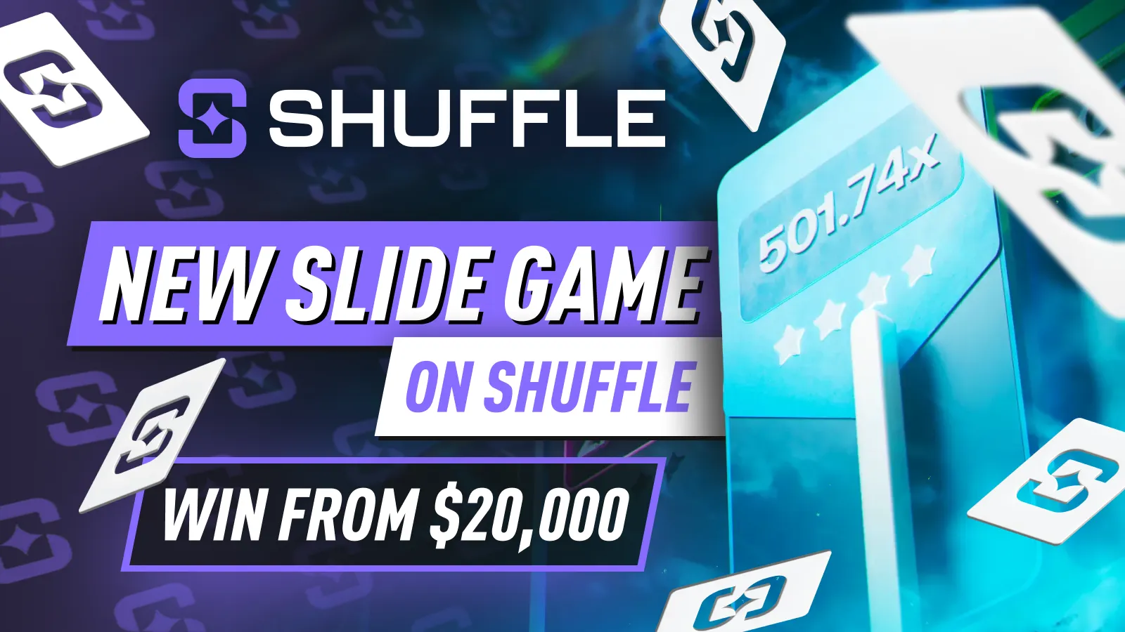 New Slide Game on Shuffle - Win From $20,000