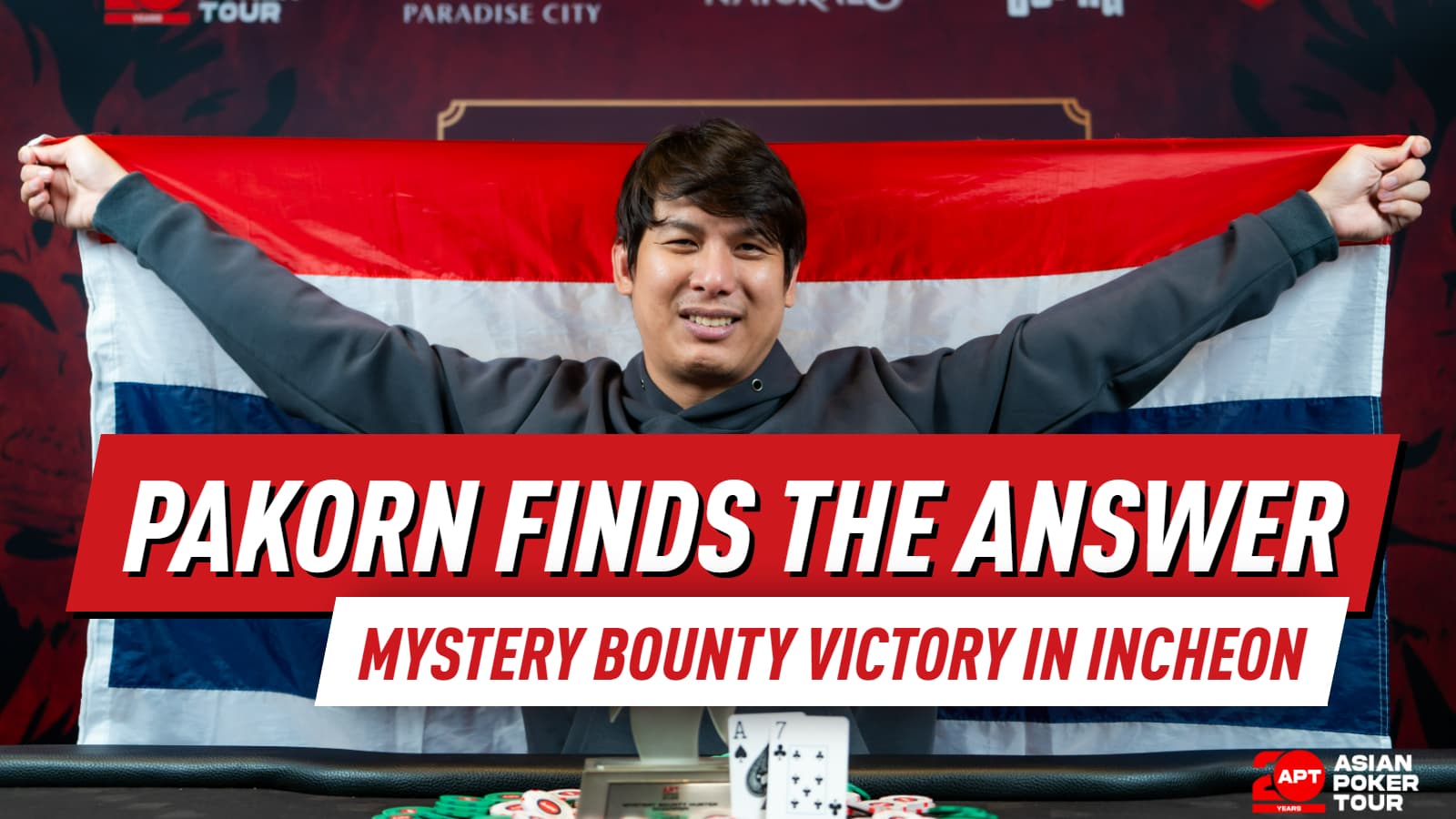 Thailand's Pakorn Duangtrakan Solves Mystery as Main Event Kicks Off at APT Incheon