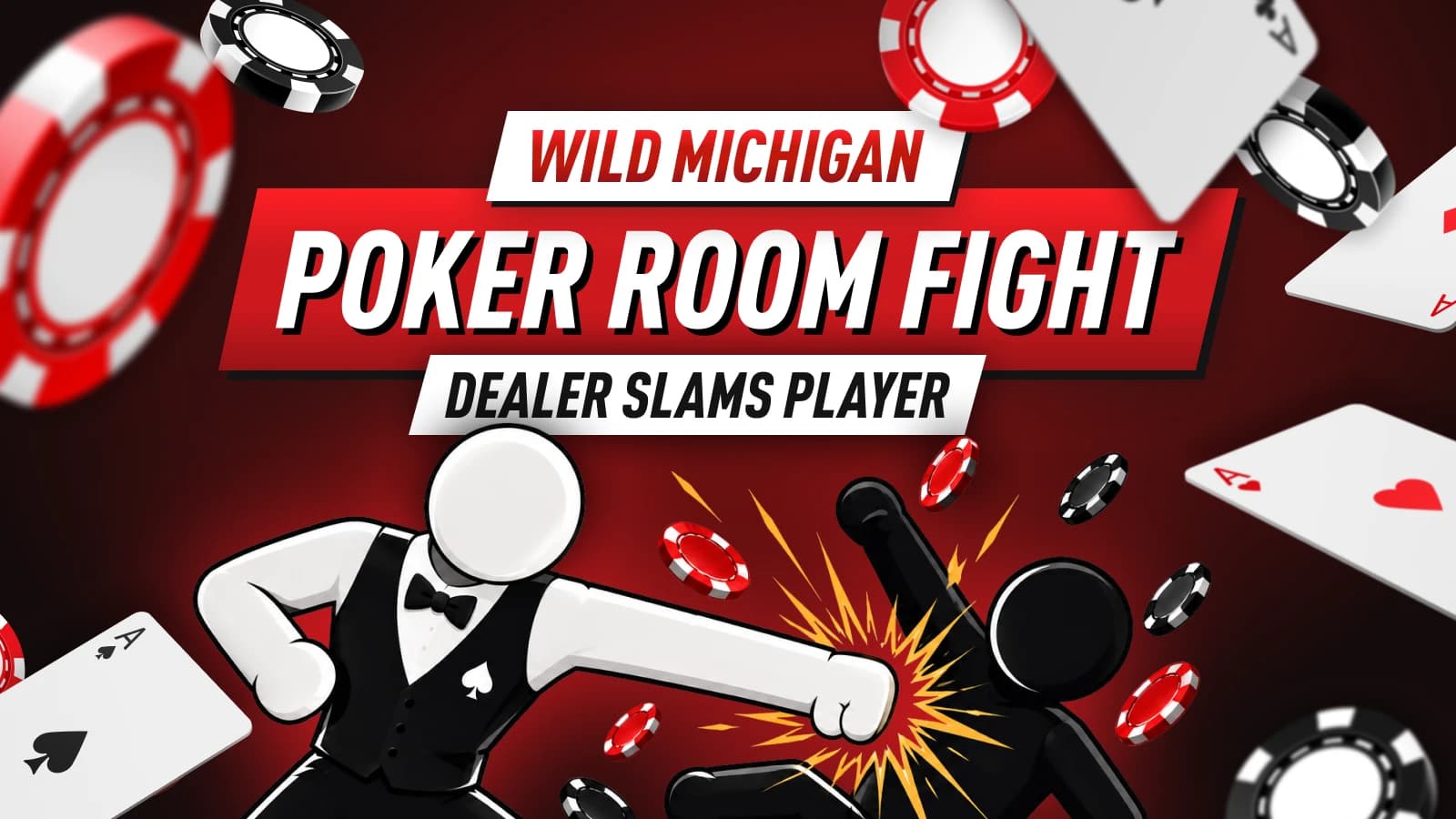 Wild Michigan Poker Room Fight: Dealer Slams Player