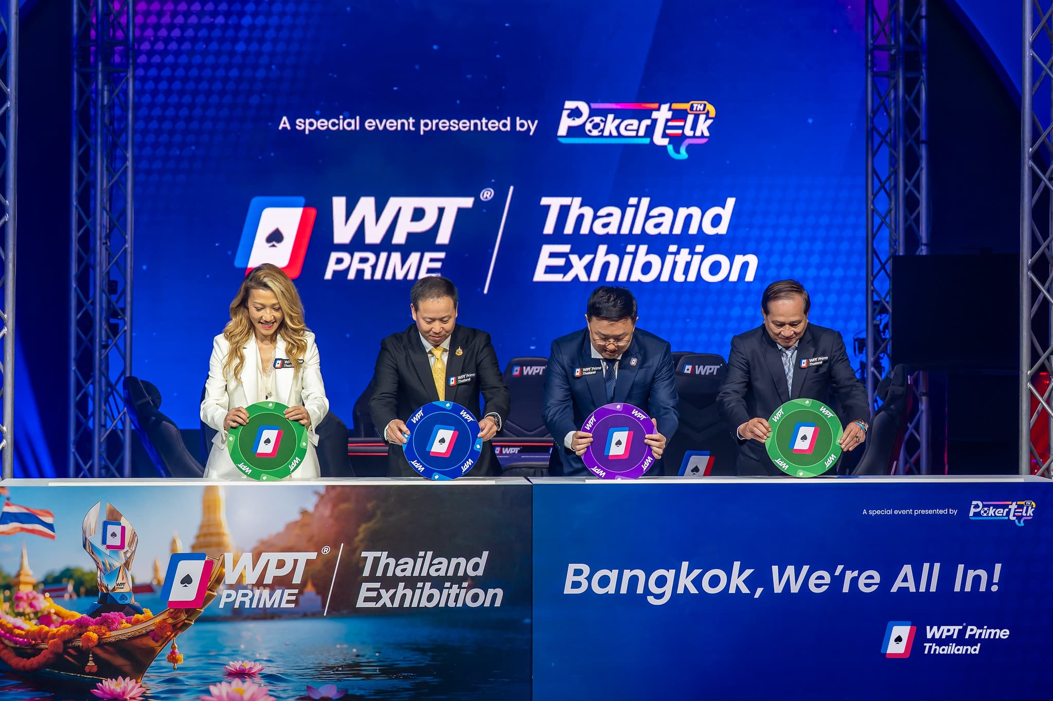 Cards in the Air at WPT Prime Thailand Exhibition