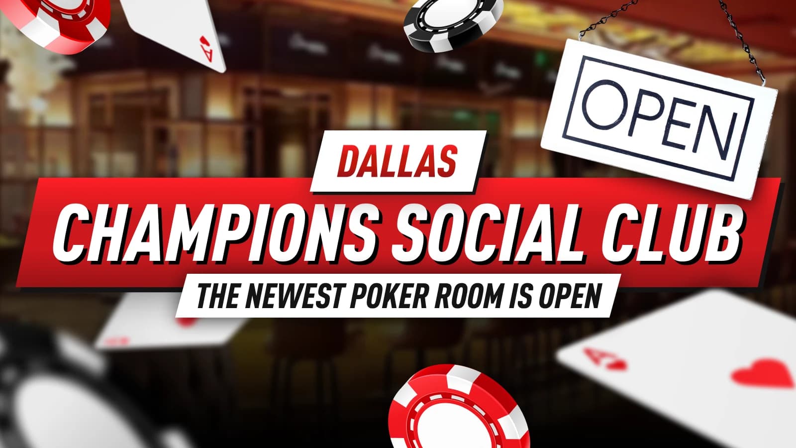 Welcome to the Newest Poker Room: Champions Social Club Dallas