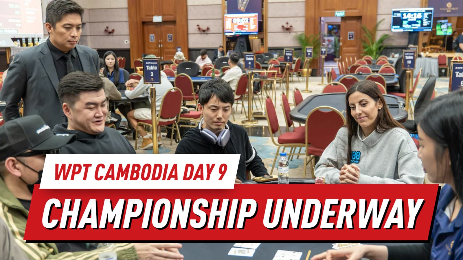 WPT Cambodia 2026 Day 9: Gathercole Leads Day 1A of Championship