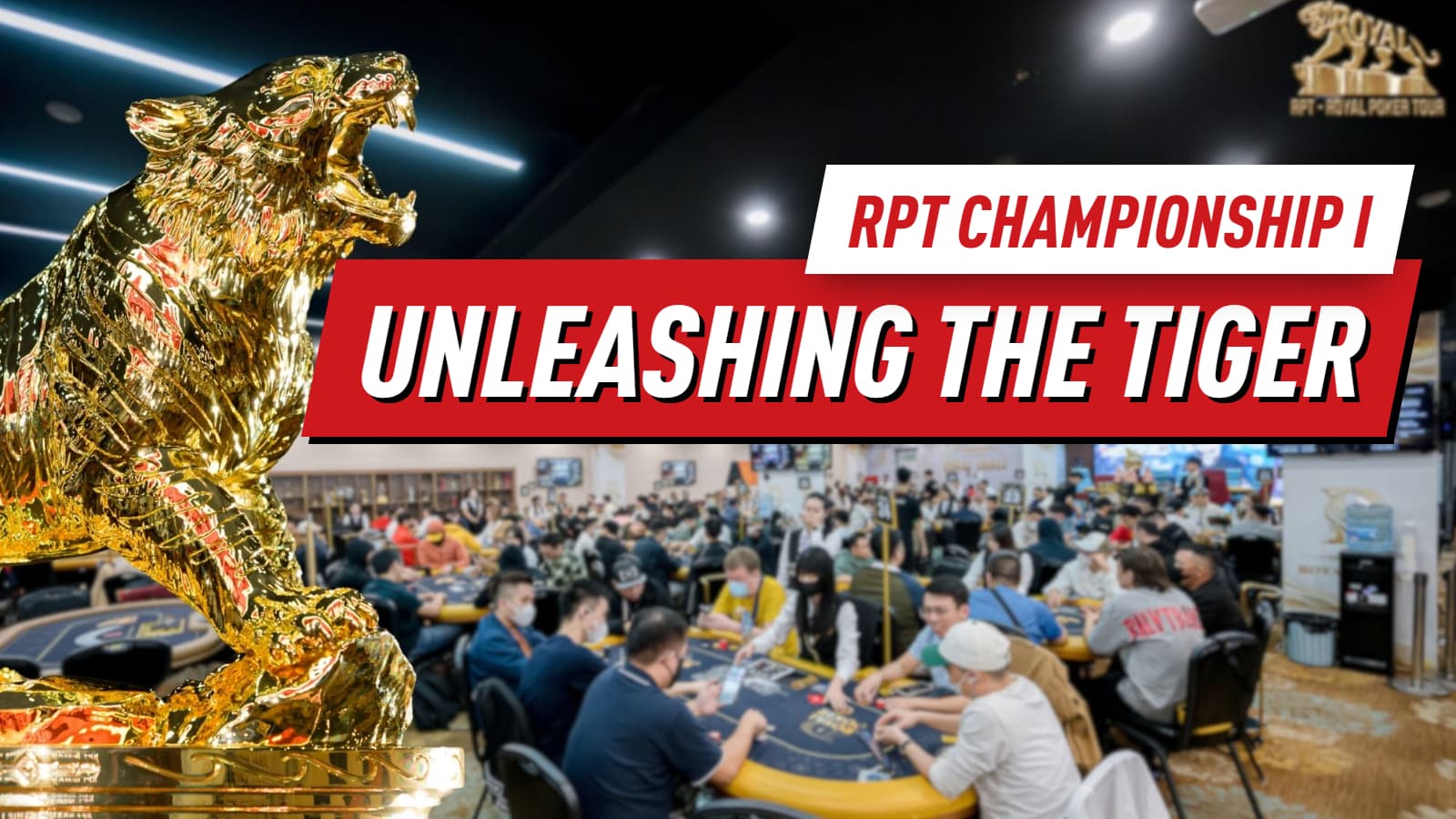 RPT Championship I Main Event Begins With 30 Royal Tiger Trophies Awarded