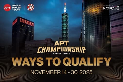 All the Ways to Qualify for the Asian Poker Tour's - APT Championship 2025 Main Event USD 5M GTD