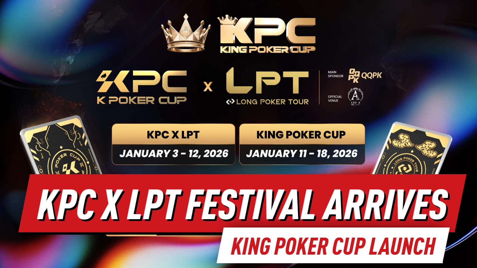 KPC x LPT Jeju Festival 2026 Promises Massive KRW 2 Billion Prize Pools and King Poker Cup Debut