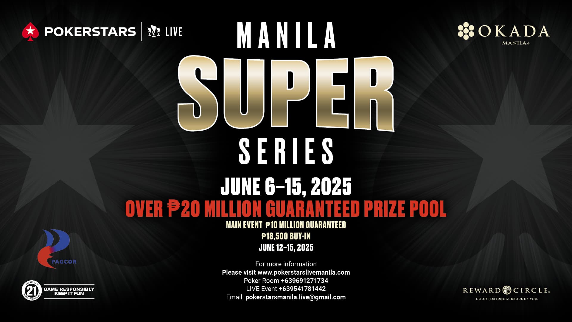 PokerStars LIVE Returns with 22nd Running of Manila Super Series