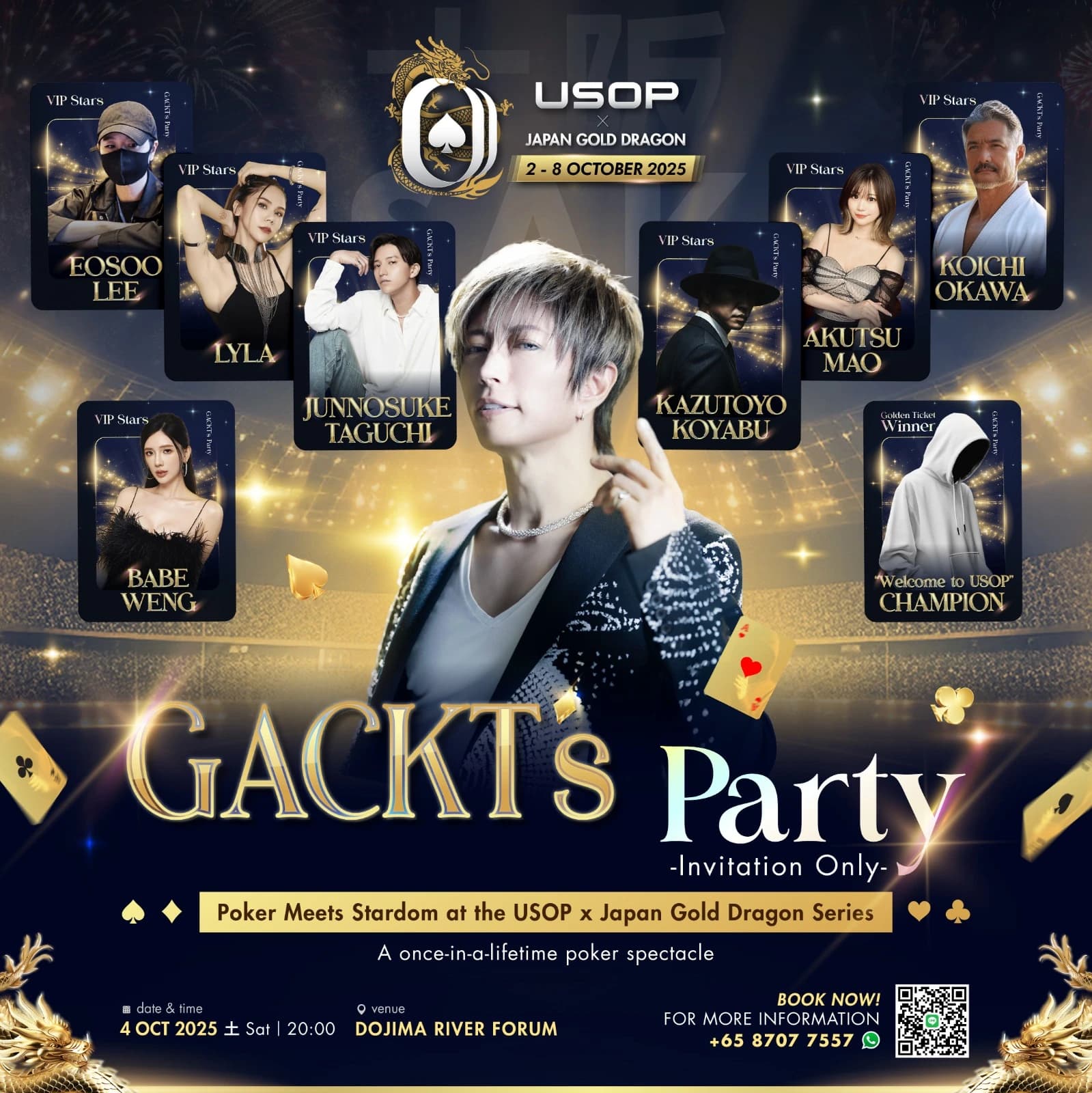 A Night of Celebrities: Welcome to GACKT’s Party!