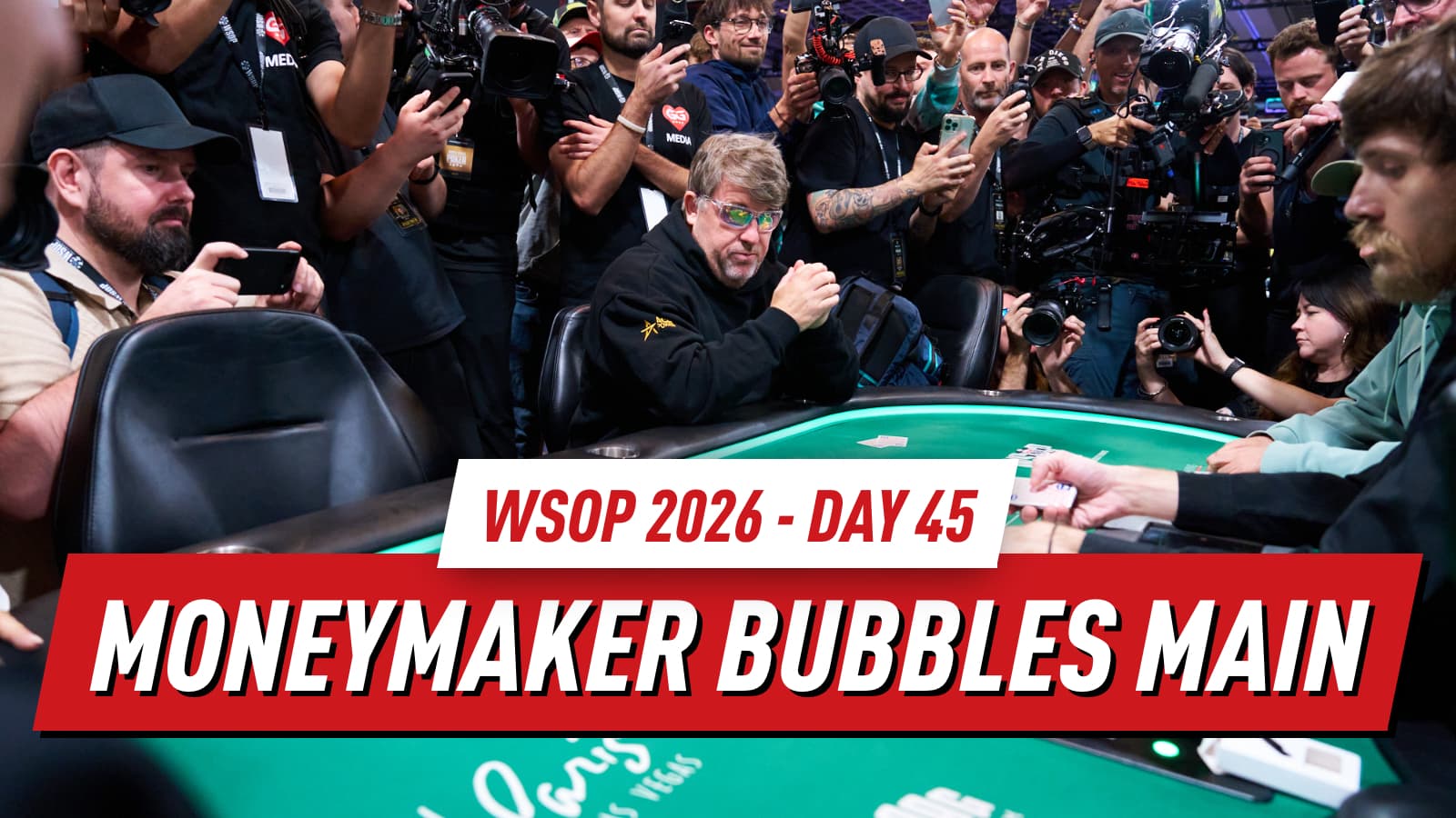 2026 WSOP Day 45 Recap: Rezaei Leads the $50K as Main Event Bubble Bursts