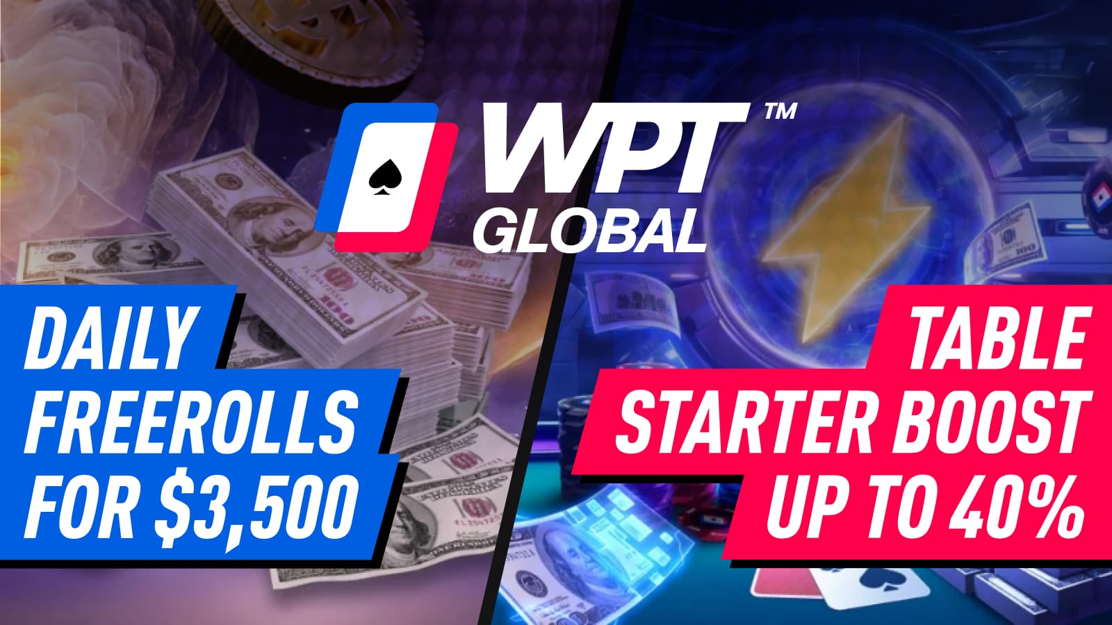 Take the Lead on WPT Global With $3,500 Freerolls & Table Starter Boost Rakeback