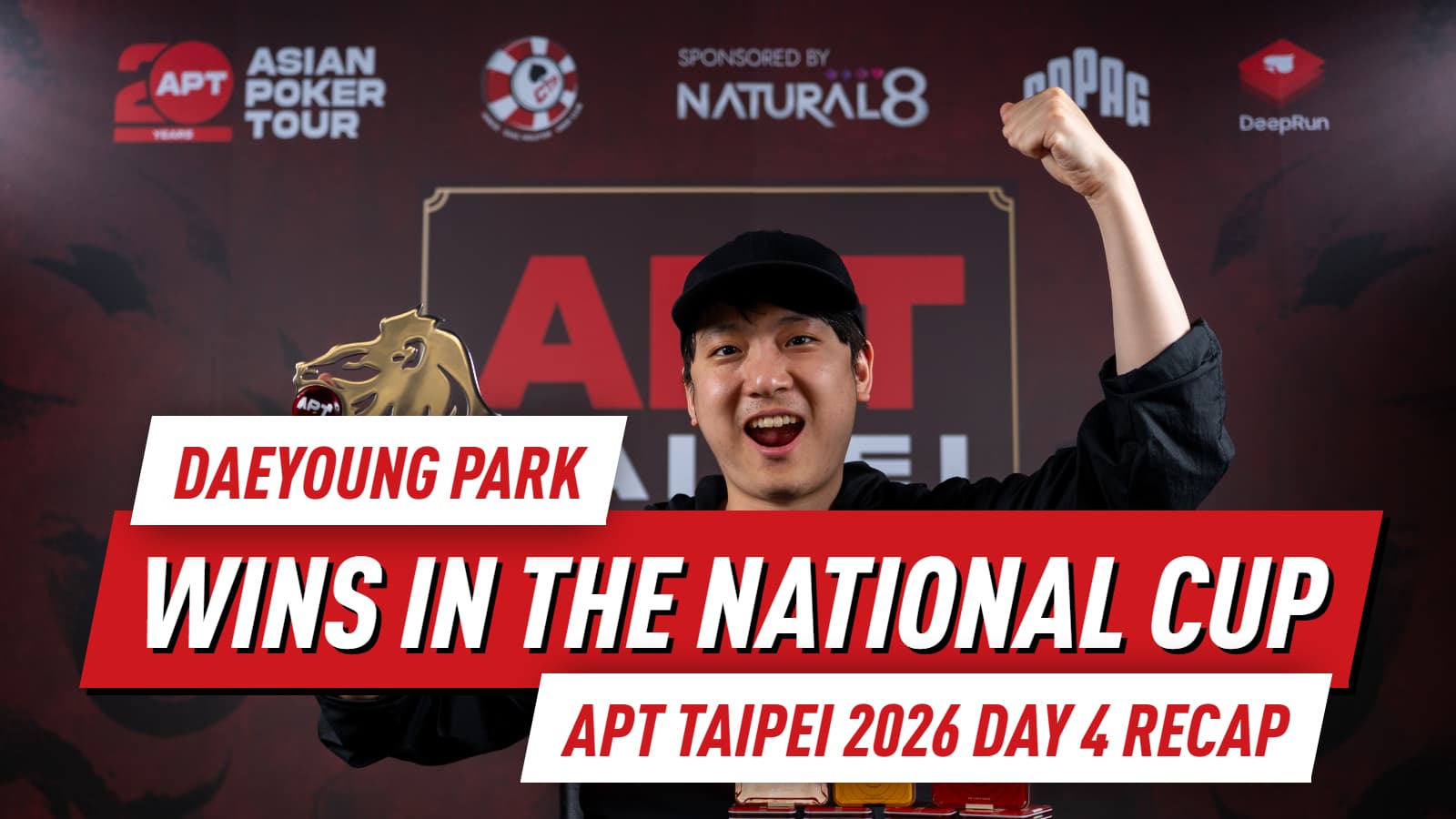 Daeyoung Park Wins National Cup; Ethan Yau Leads SHR in APT Taipei 2026