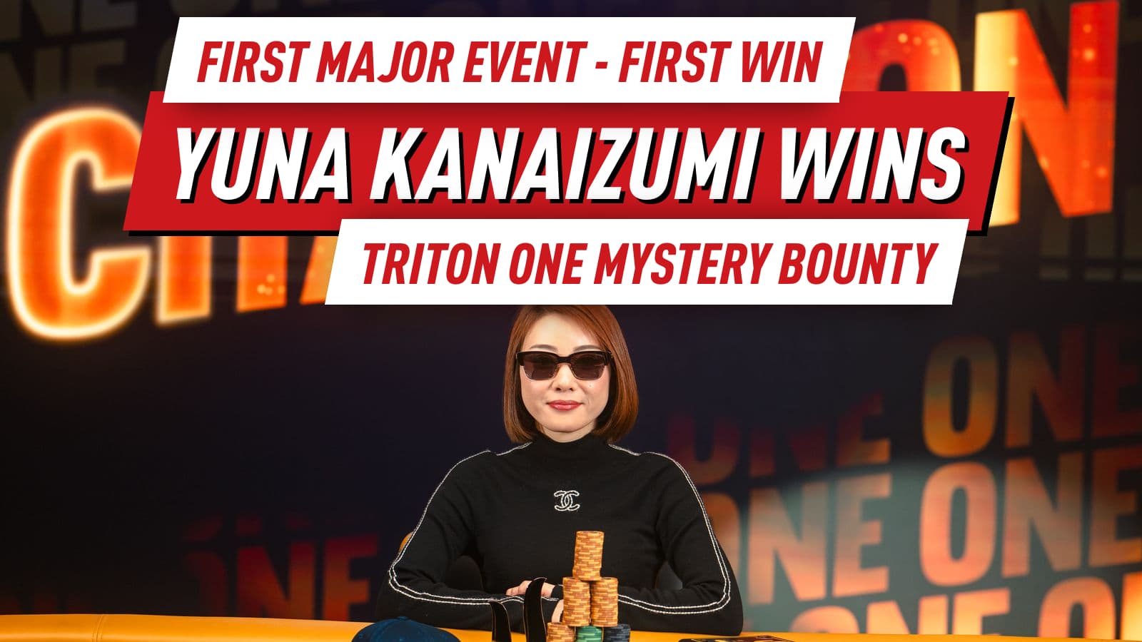 First Time Contender Yuna Kanaizumi Wins Triton ONE Mystery Bounty