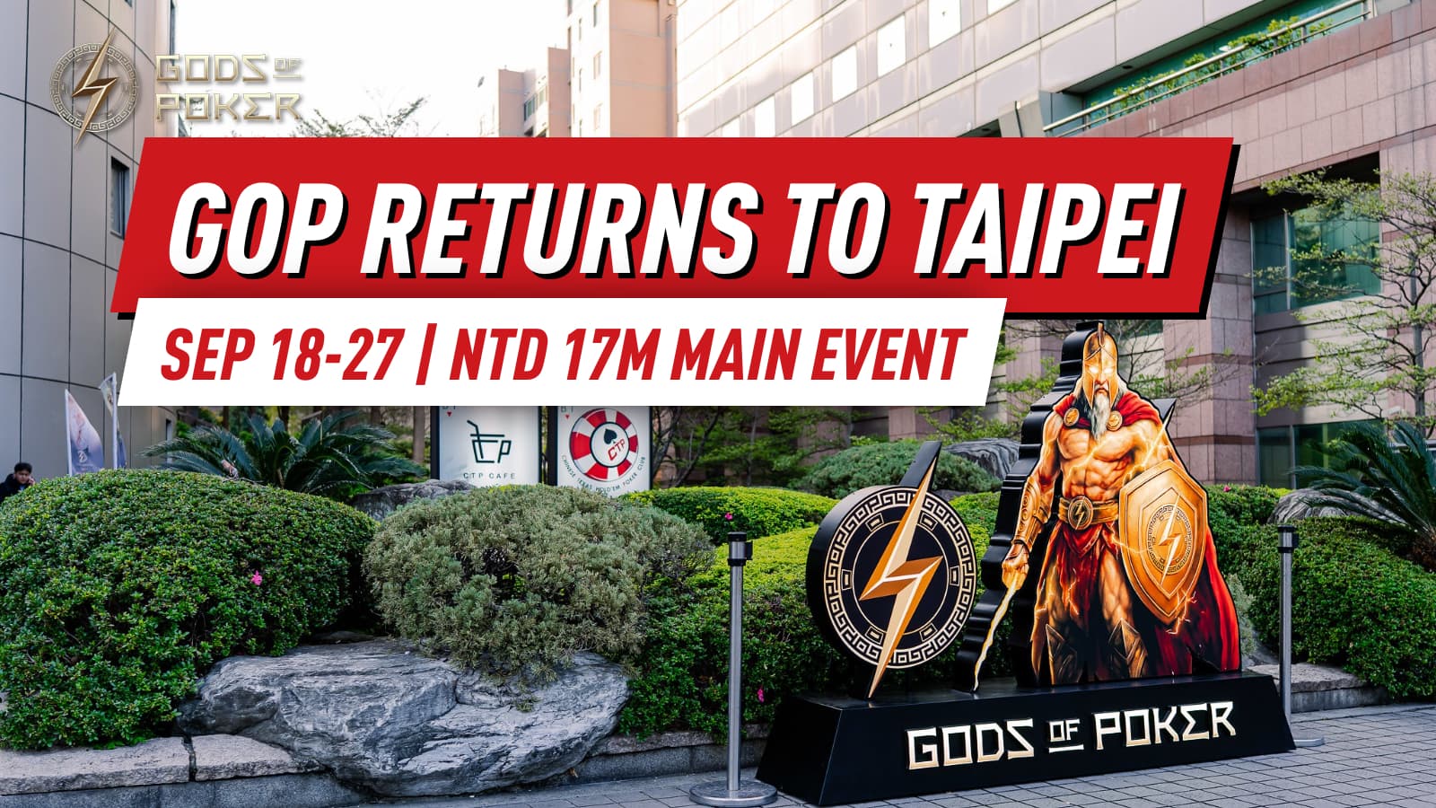GOP Returns to Taipei as The Trial of Wisdom Awaits with NTD 17M Main Event