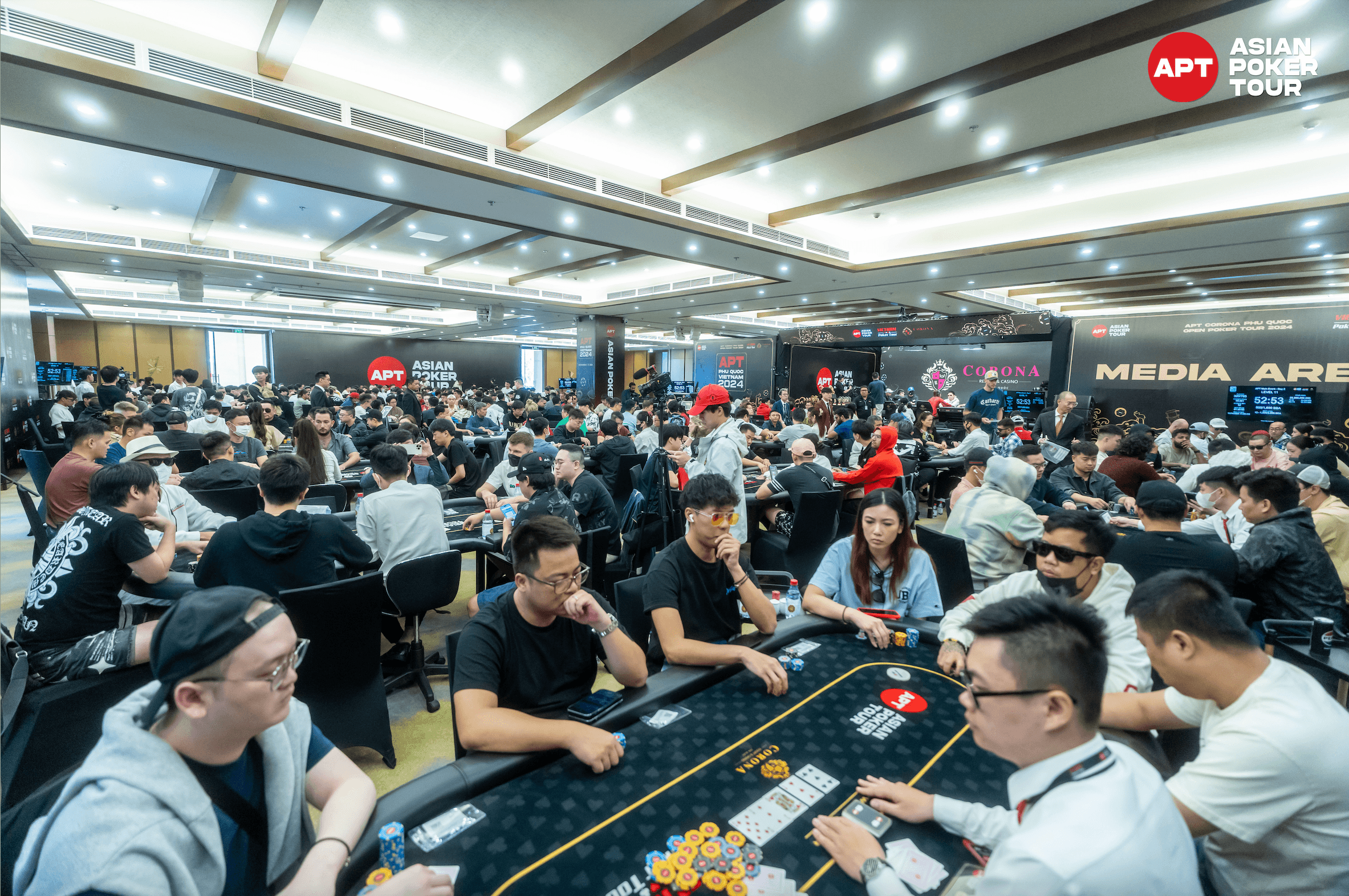APT Phu Quoc Main Event draws 795 entries, Vietnam’s Nghiem Xuan Thieu atop Day 2 leaderboard
