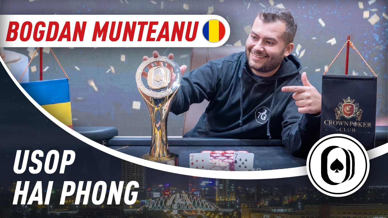 Bogdan Munteanu Wins Elite Trophy At USOP Hai Phong High Roller Championship