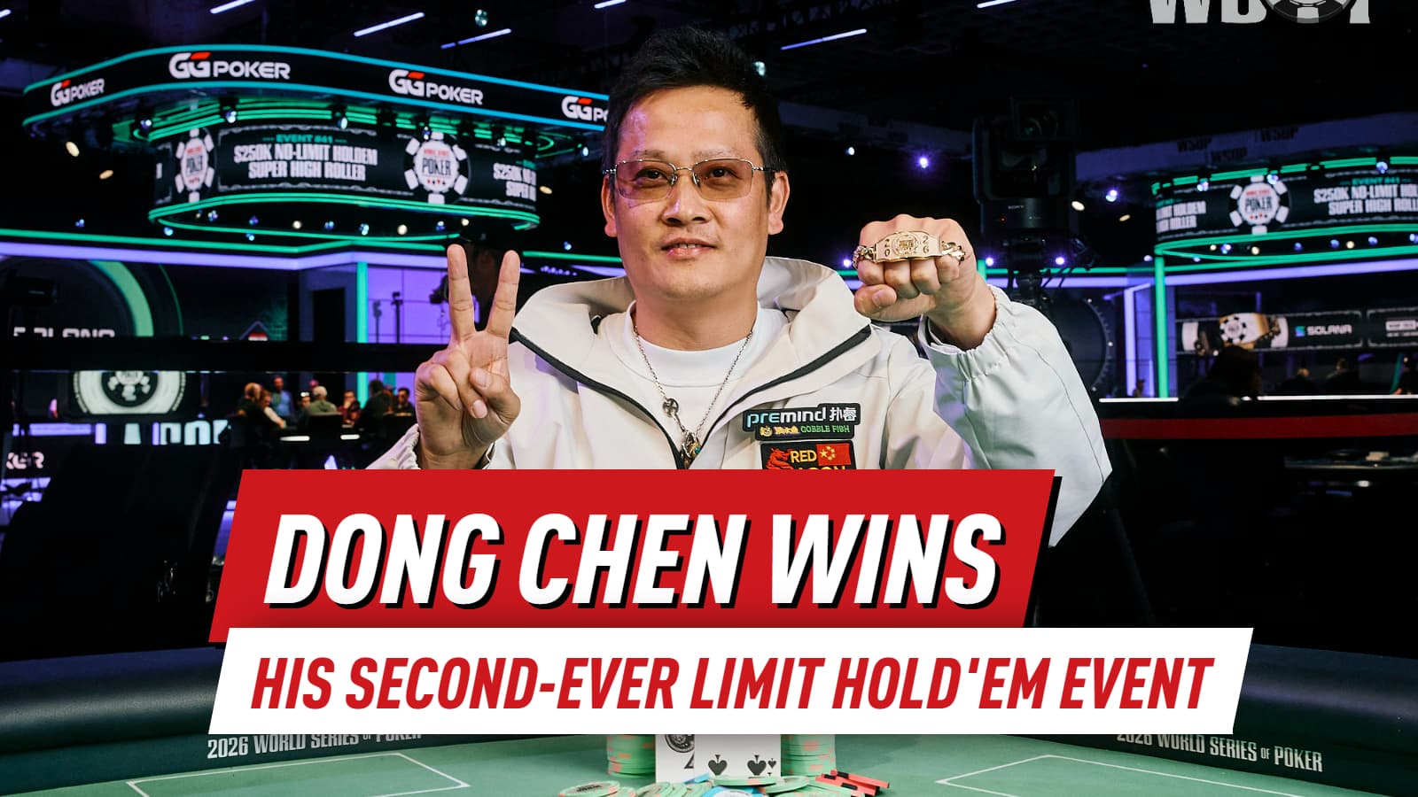 Dong Chen Defeats Benny Glaser to Win $10K Limit Hold'em Championship