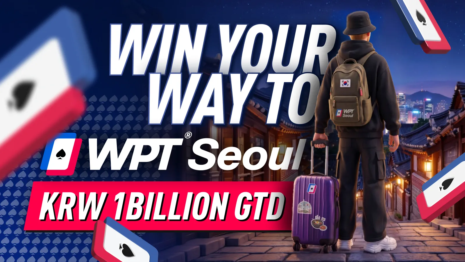 WPT Seoul Satellites: Win a $1,500 Package From $1.10