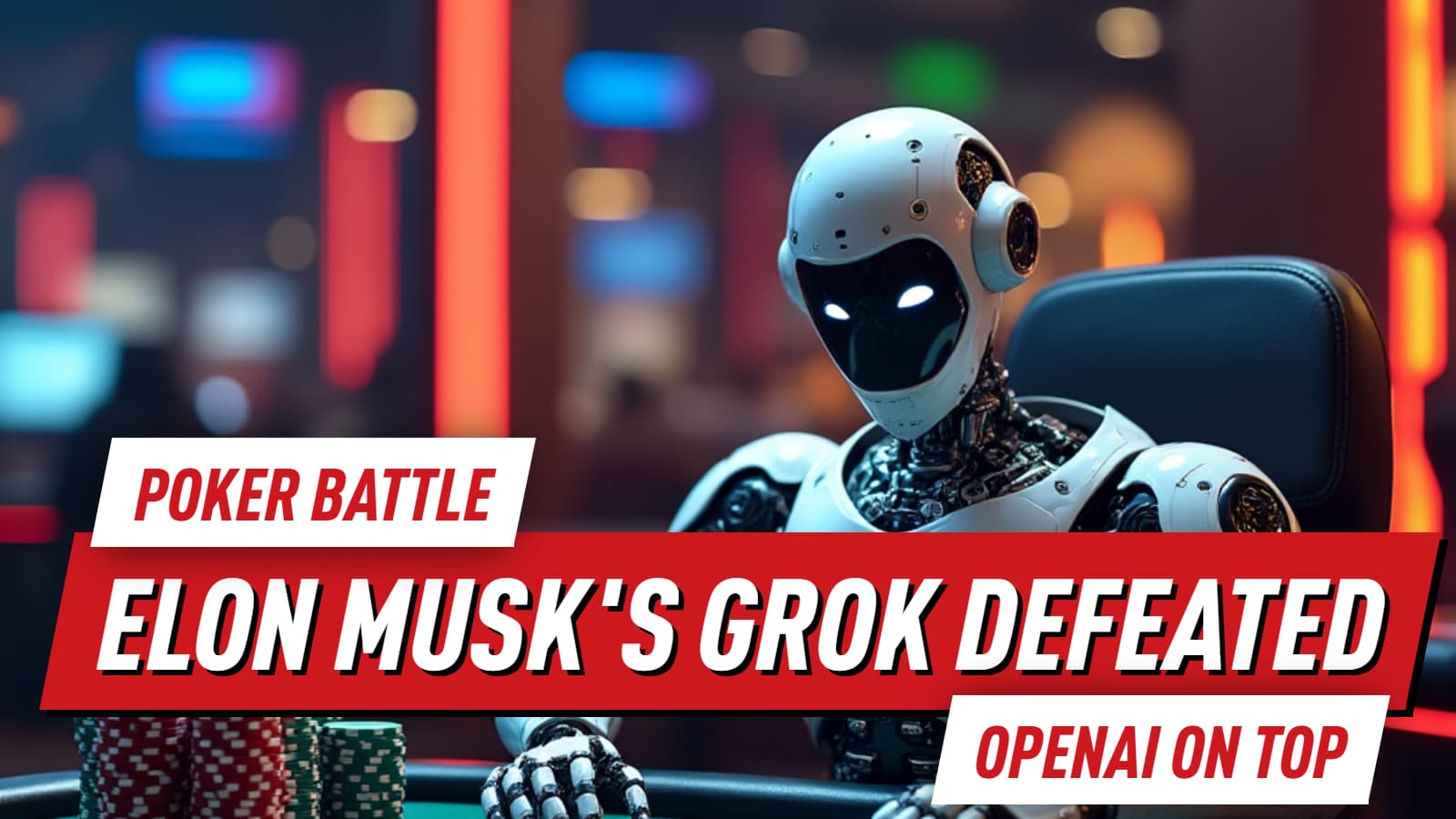 Elon Musk's Grok came 3rd in AI poker battle of five