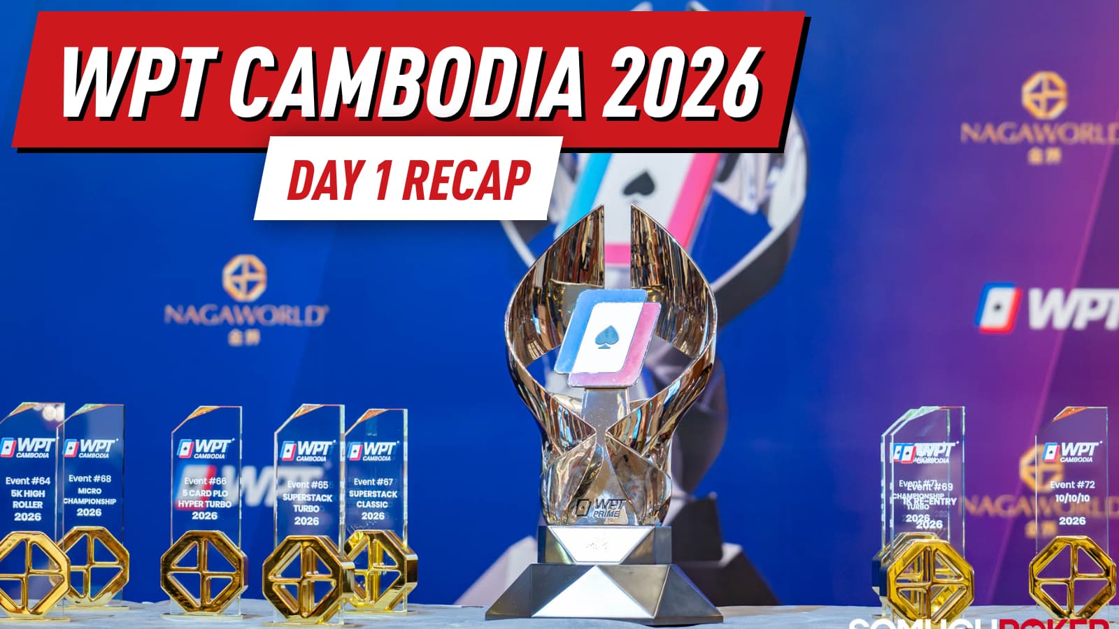 WPT Cambodia 2026 Kicks Off At NagaWorld With Strong Opening Day Action