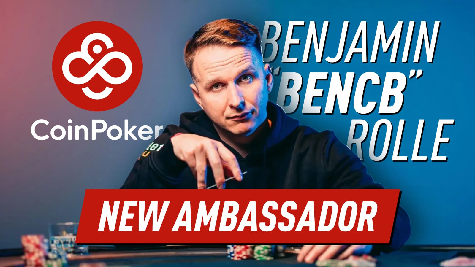 Benjamin 'Bencb' Rolle Joins CoinPoker as Brand Ambassador