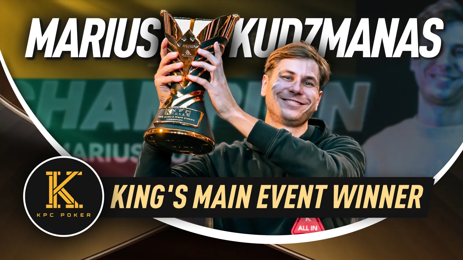 Marius Kudzmanas Wins KPC King's Main Event for USD 533,800