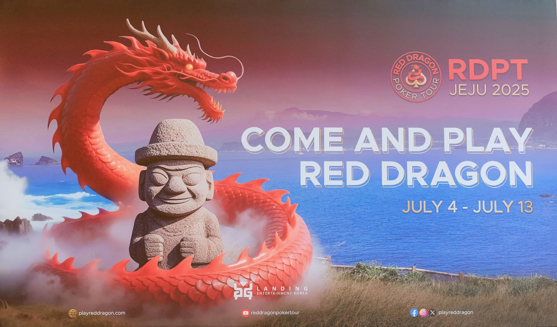 Red Dragon Poker Tour Jeju 2025 Kicks Off With A Twist